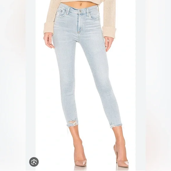 AGOLDE Sophie skinny crop in parallel size 24 - Picture 1 of 5